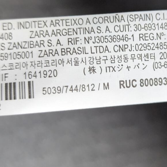 Zara Gray Marl Knit Midi Dress Long Sleeve Mock Neck A-Line Ribbed Jersey - Picture 9 of 11